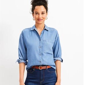 Chambray Oversized Shirt